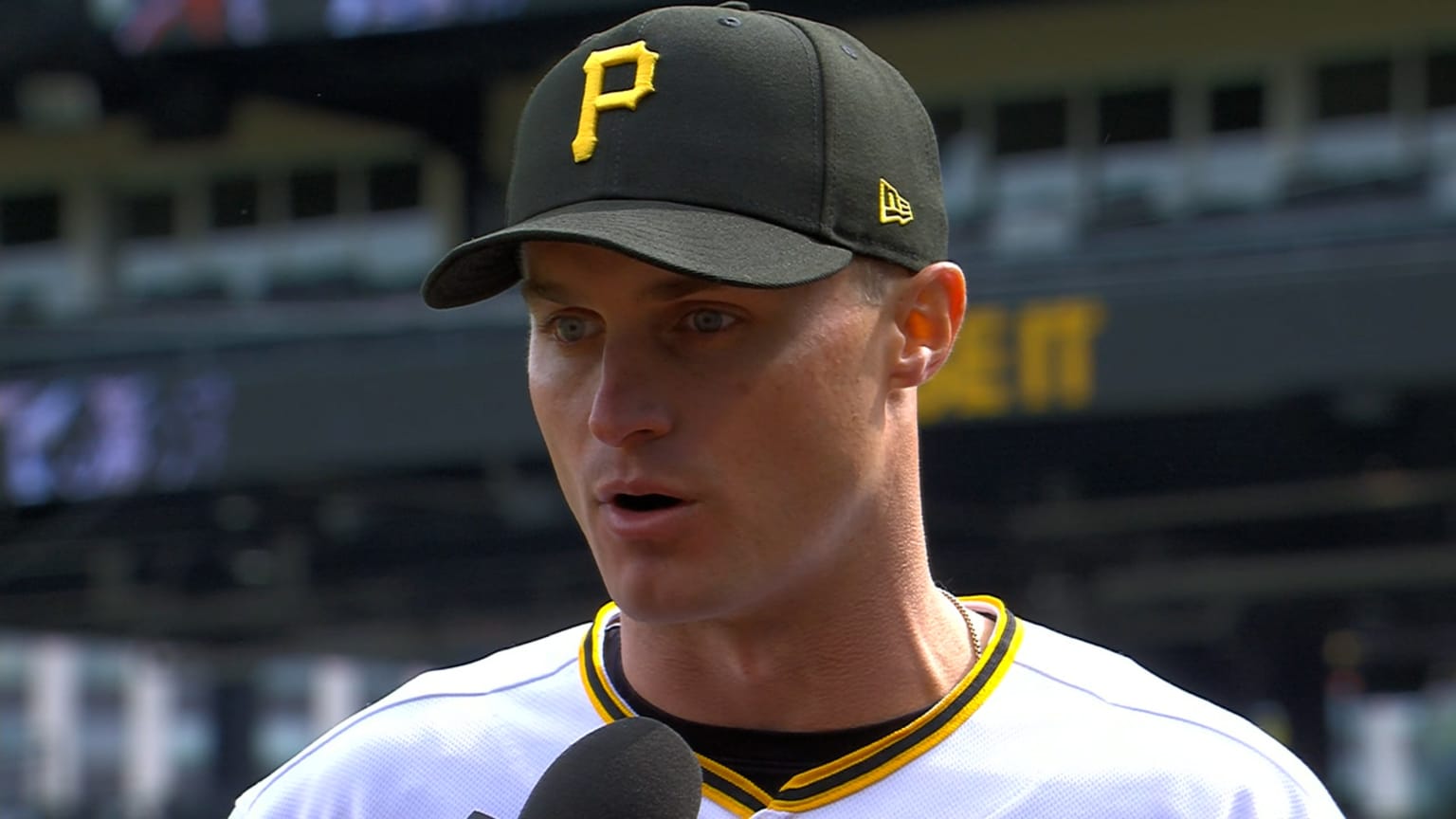 Jake Mangum talks Pirates' outing and roster, more | 04/19/2026 | MLB.com