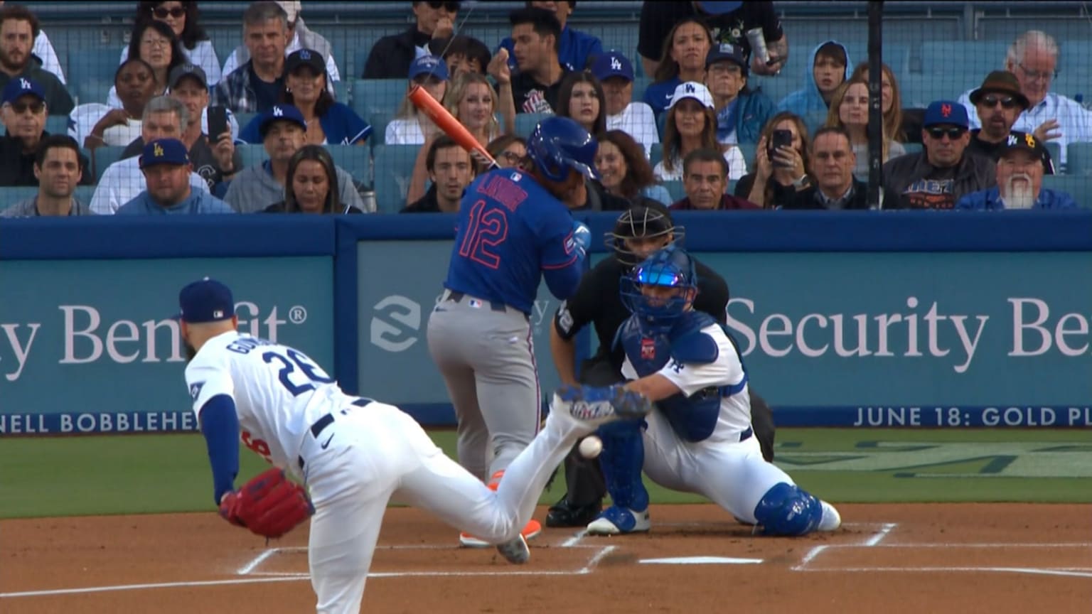 Francisco Lindor breaks pinky toe on HBP | 06/04/2025 | New York Mets
