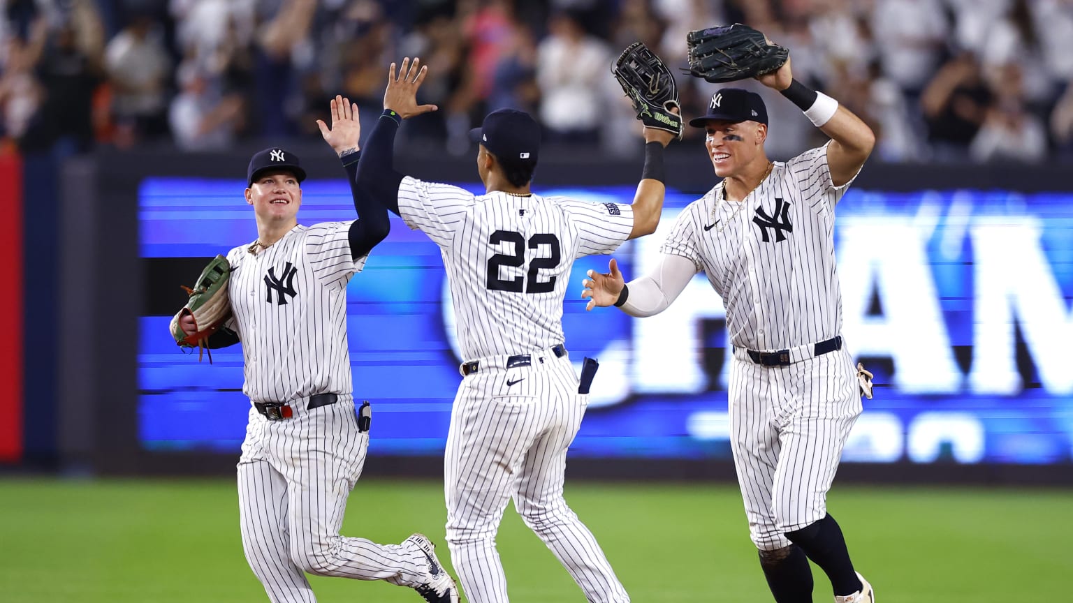 Yankees players on winning the AL East | 09/27/2024 | New York Yankees