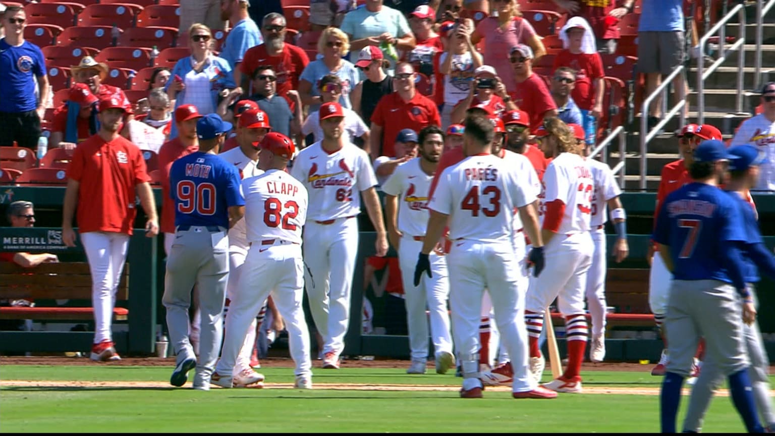 Benches clear after final pitch | 06/26/2025 | St. Louis Cardinals
