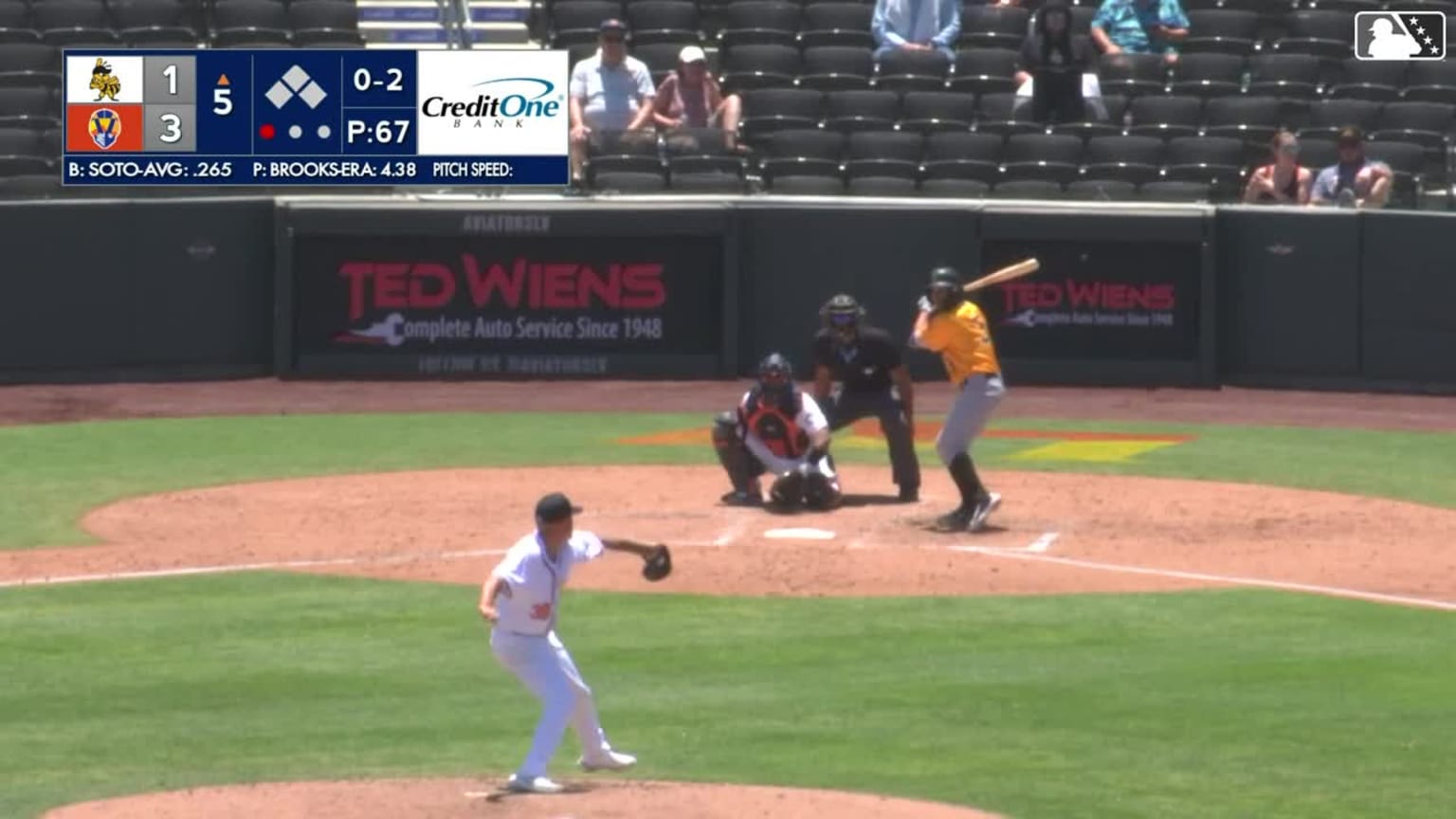 Aaron Brooks' seventh strikeout 06/17/2024 Athletics