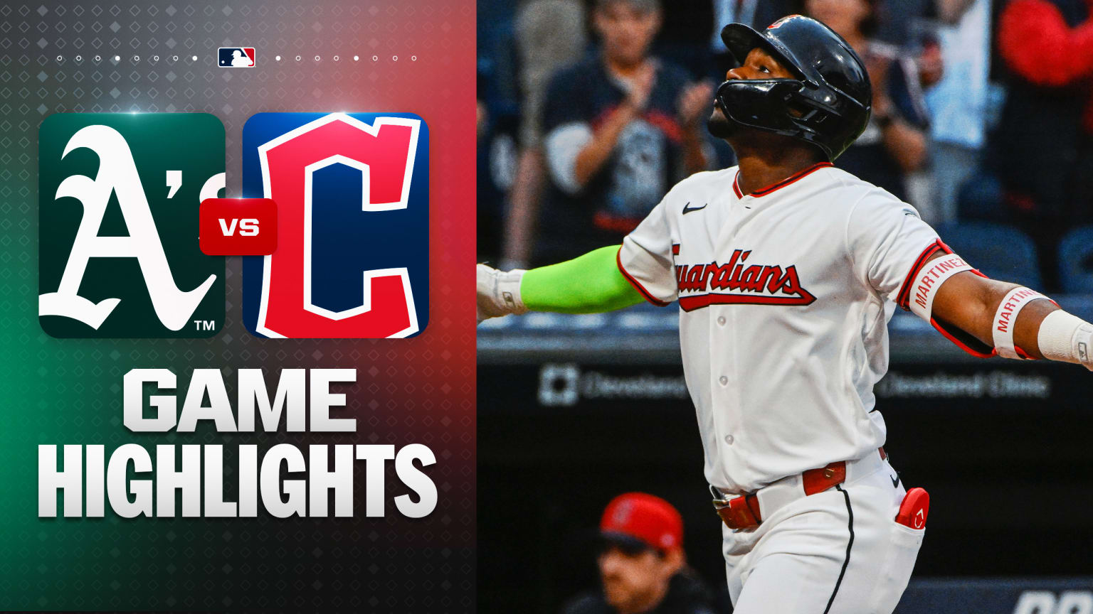 Martínez, DeLauter lead Guardians offense in 12-6 win | 09/19/2026 ...