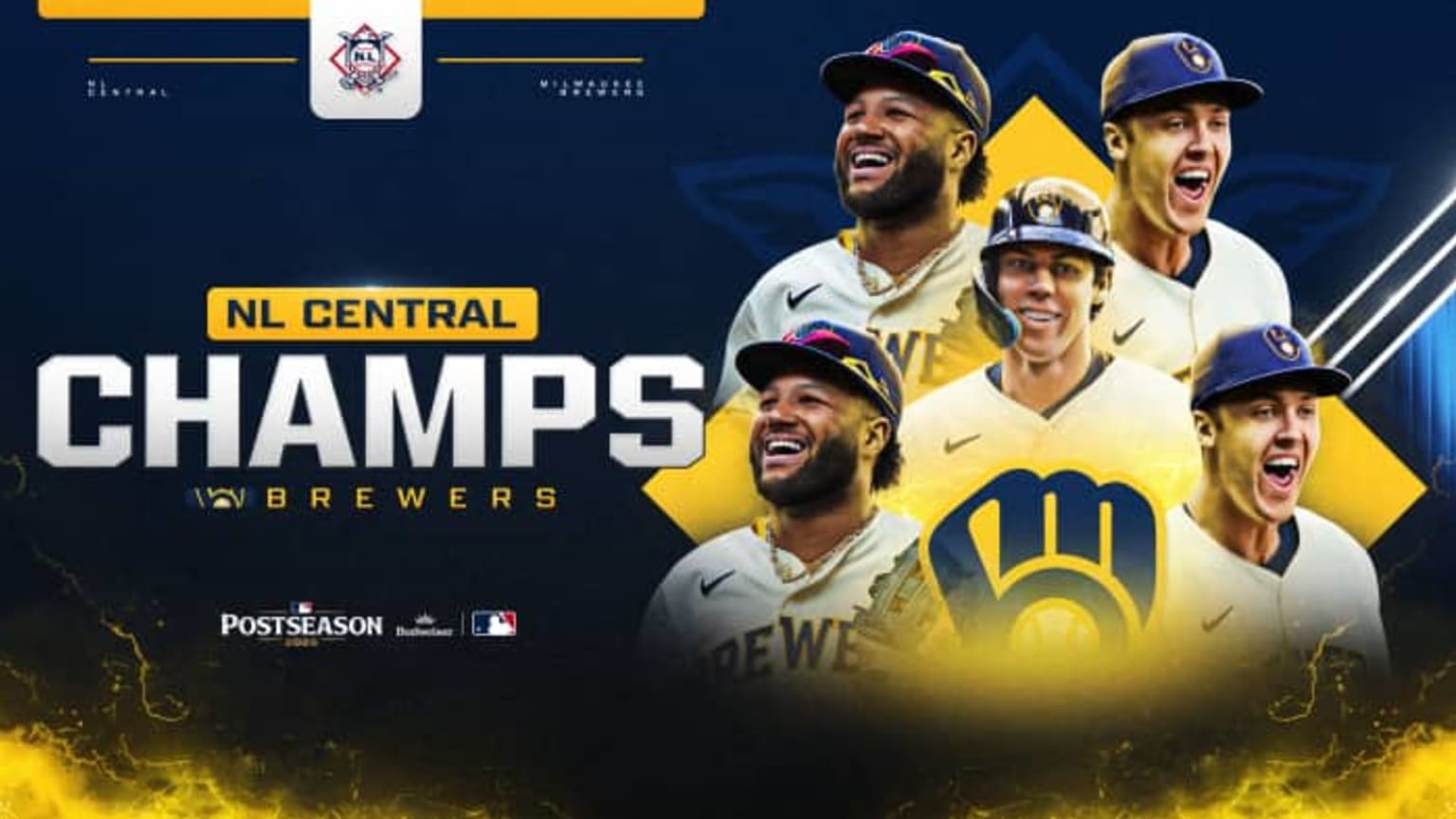 Brewers clinch NL Central for fourth straight year | 09/15/2026 | MLB.com