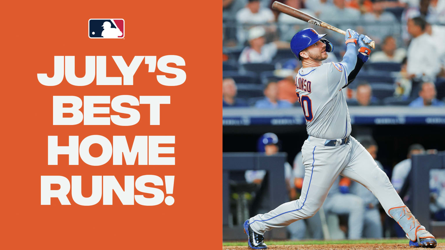 Which players make up the best homers from July list? 07/31/2023 New York Mets