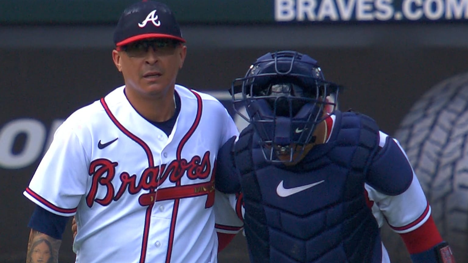 they are twins. #braves #baseball #jessechavez #atlanta