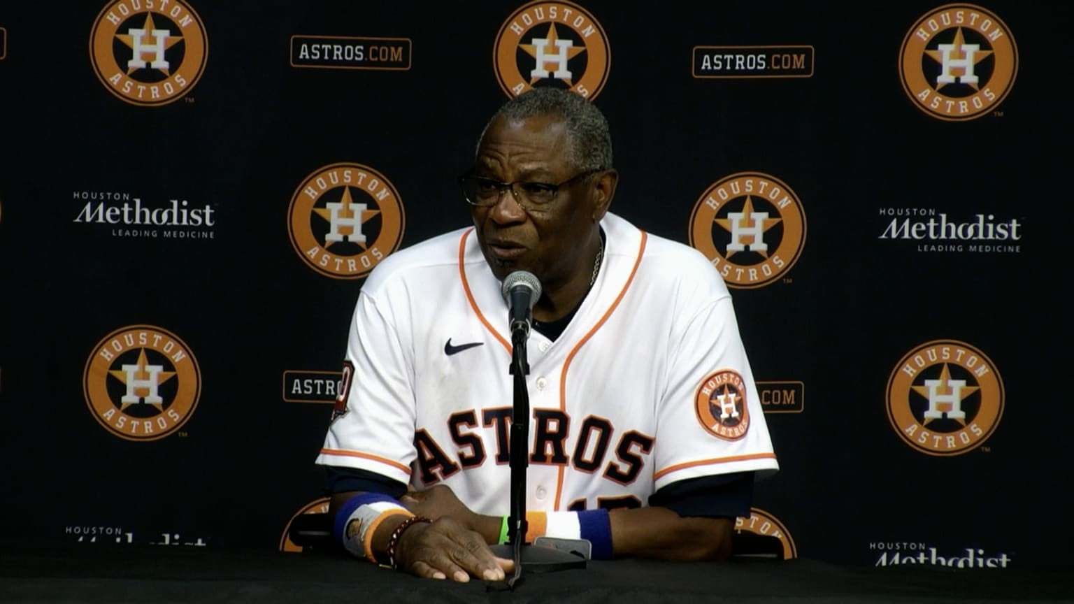 Dusty Baker postgame after win against Twins 08/23/2022 Houston Astros