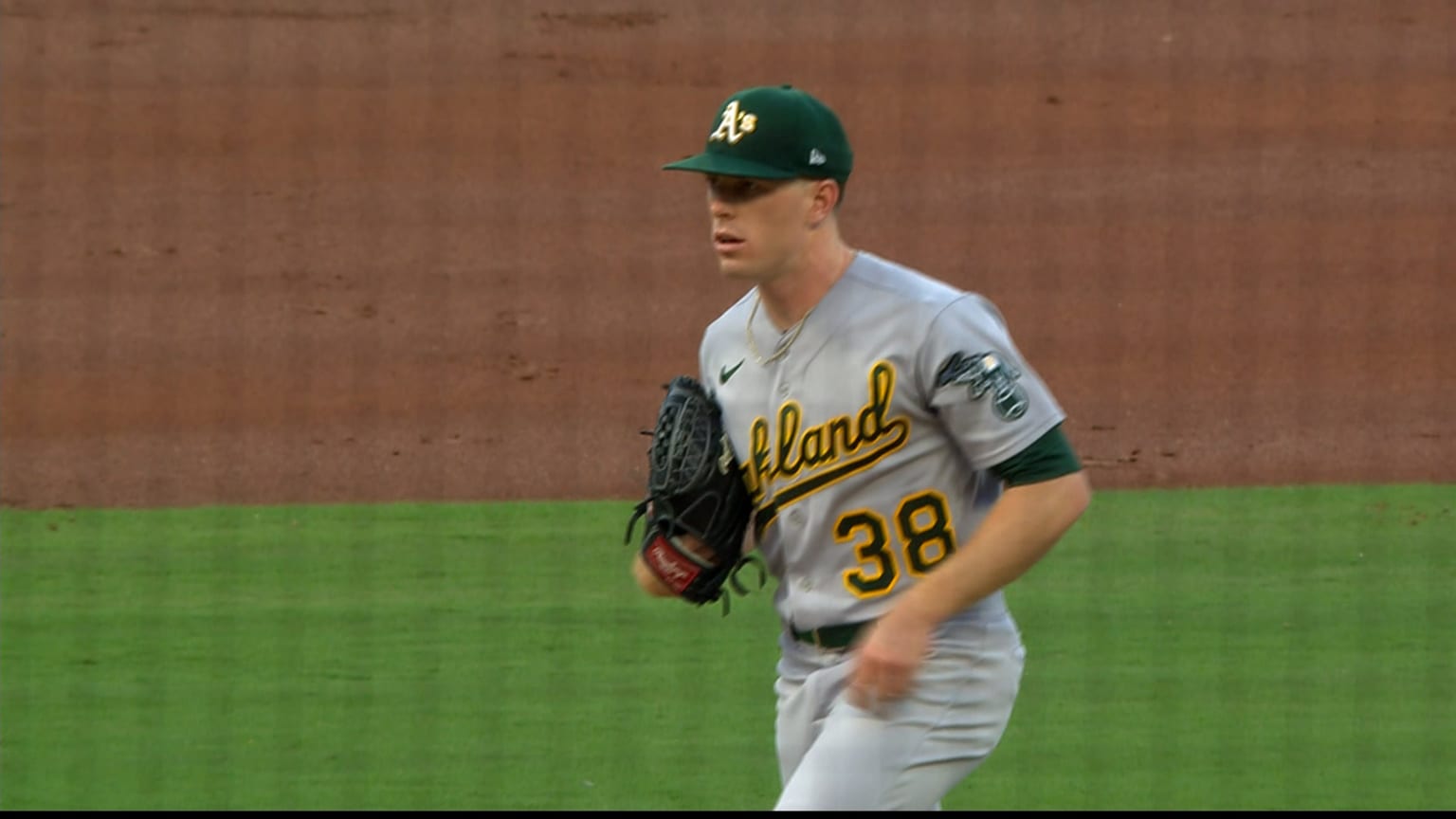 JP Sears strikes out six batters over five innings | 08/14/2023 | Athletics