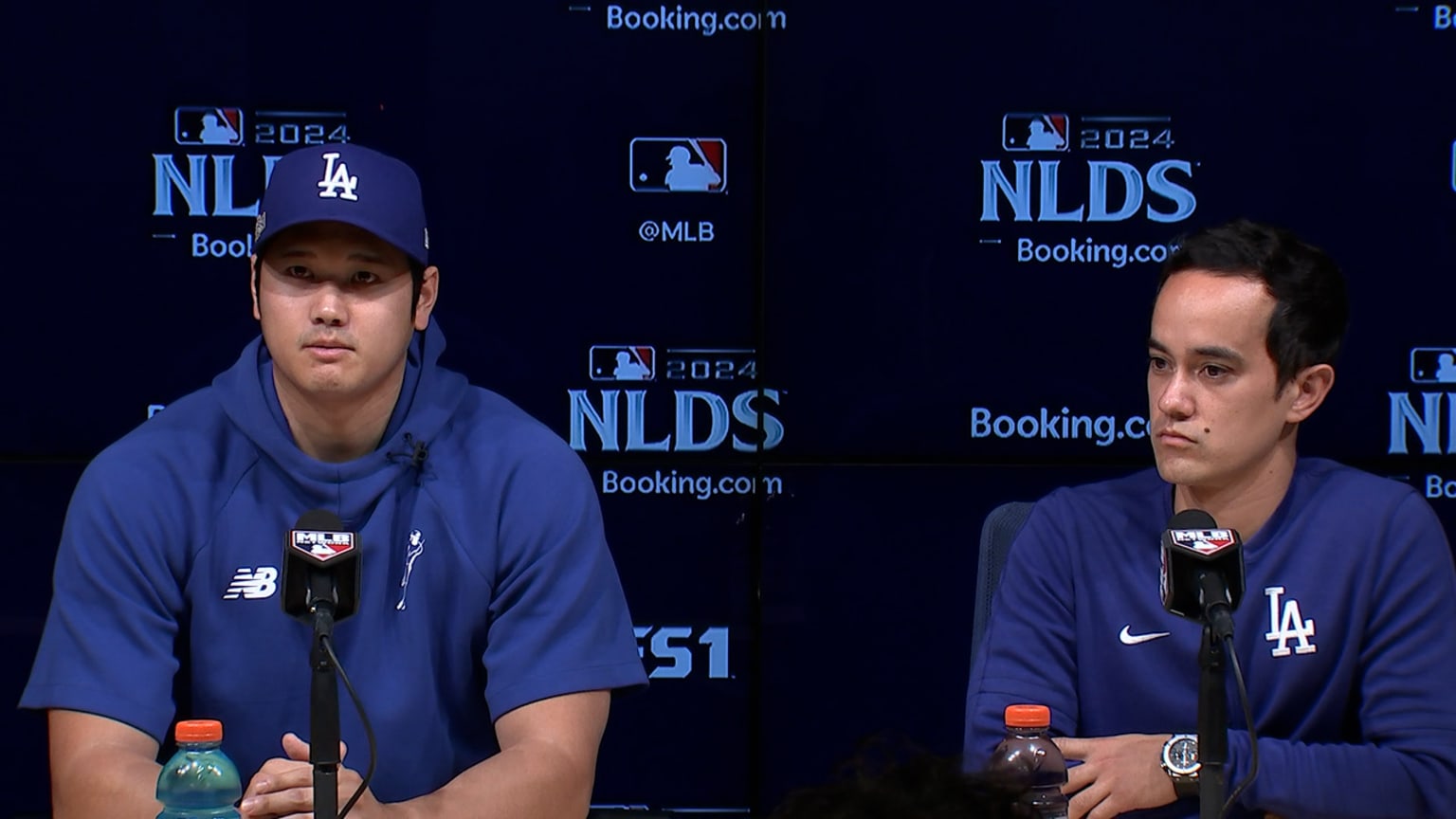 Shohei Ohtani on his mindset going into Game 5 10/10/2024 Los Angeles Dodgers