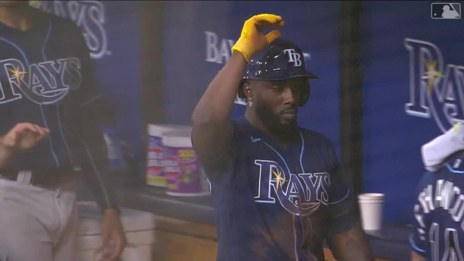 Randy Arozarena lifts a sac-fly to right field | 04/24/2023 | Tampa Bay ...