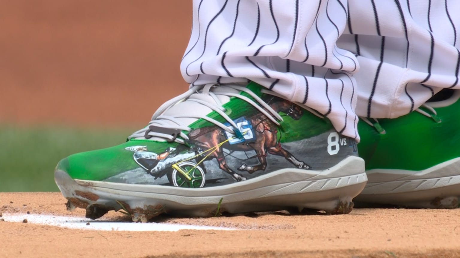 Nestor Cortes Shows Off New Custom Cleats (Featuring a Special