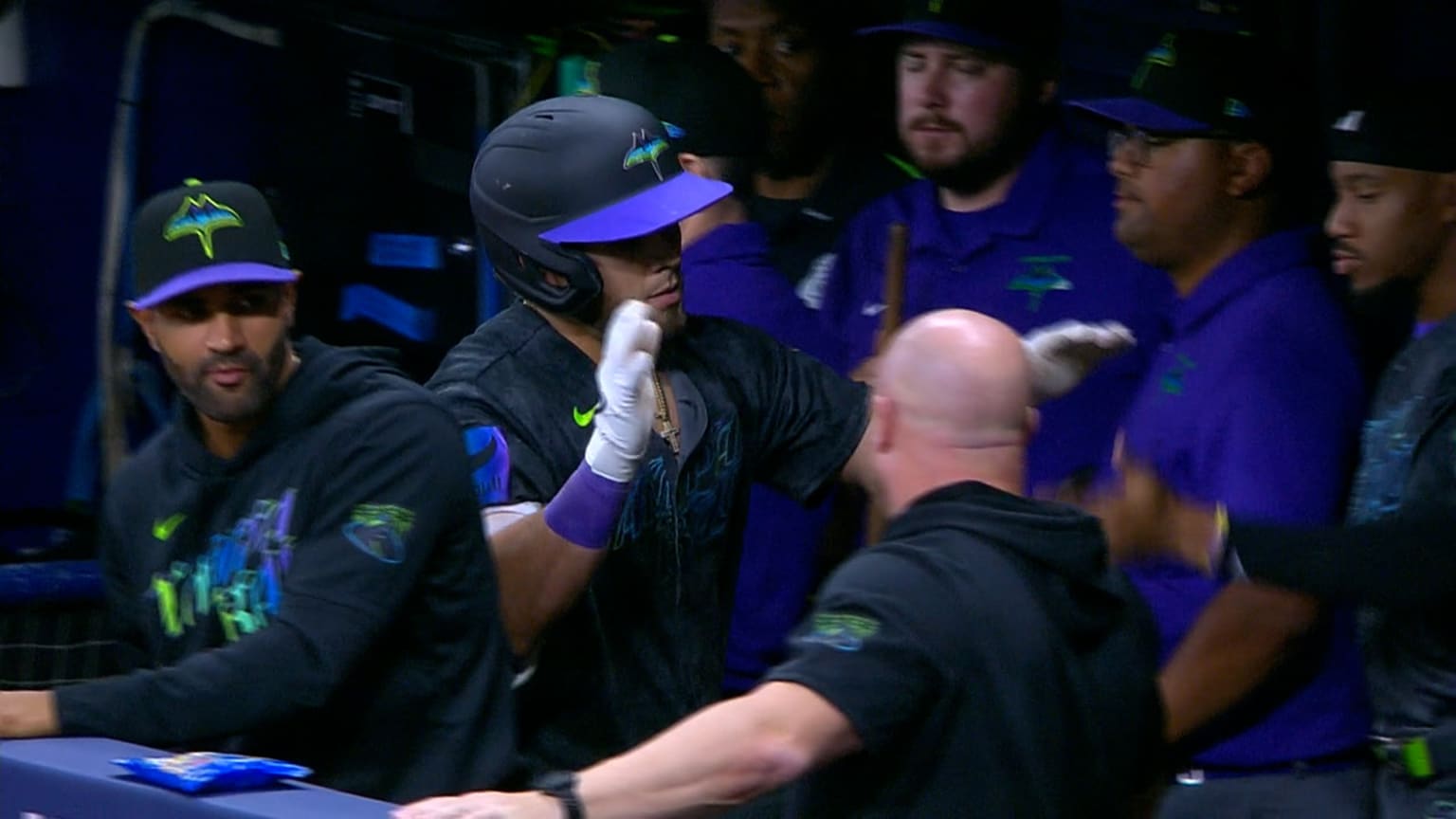 Jonathan Aranda's sac fly | 04/11/2026 | Tampa Bay Rays