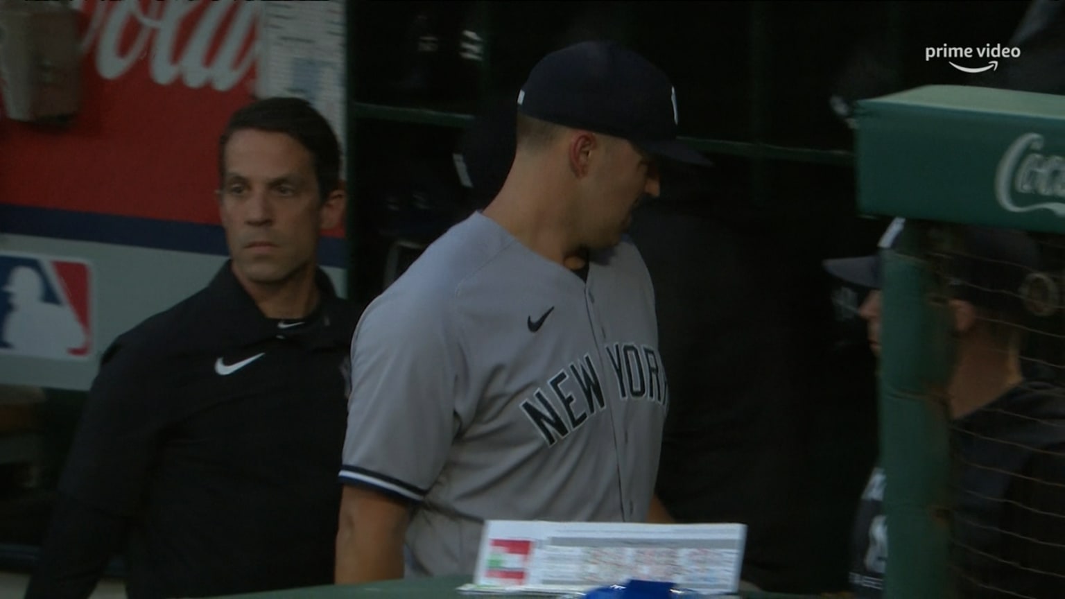Taillon leaves game with injury 08/30/2022 New York Yankees