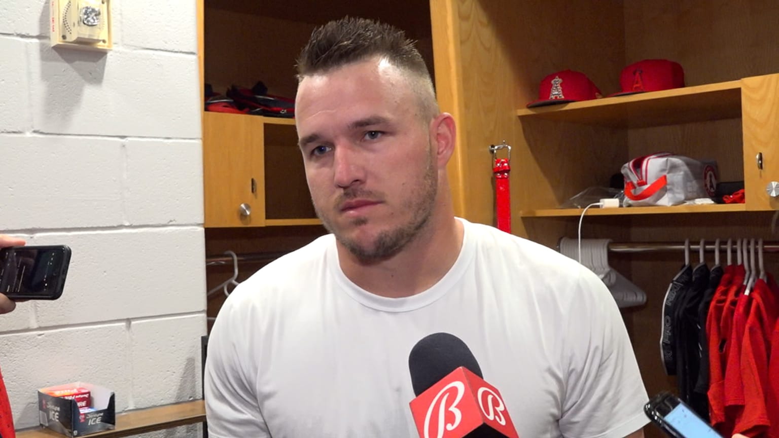 Mike Trout discusses severity of wrist injury 07/04/2023 Los