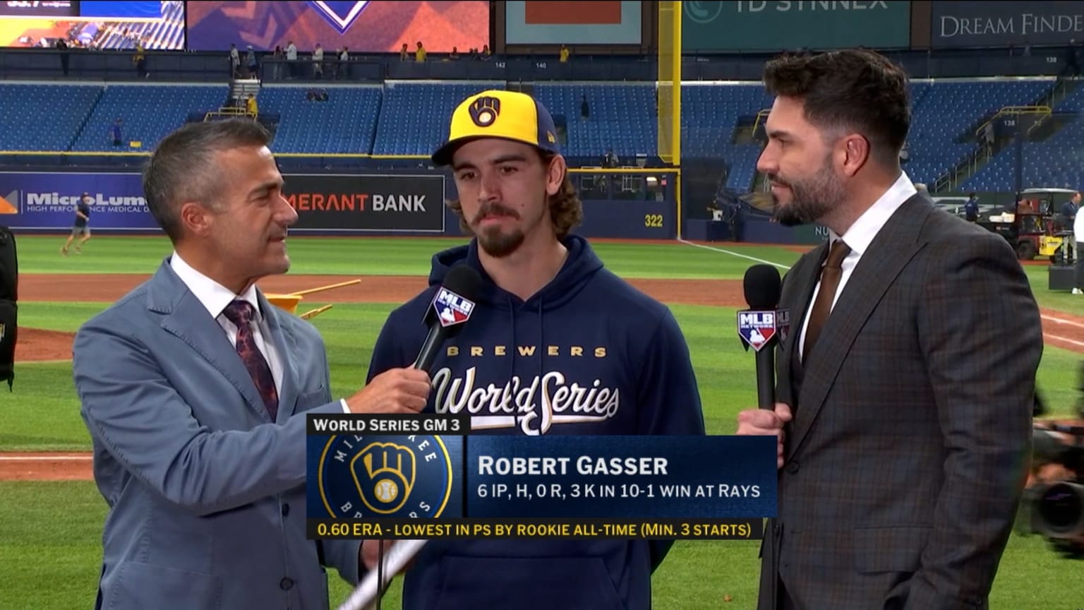 Robert Gasser joins MLB Tonight after Game 3 win | 10/27/2026 | Houston ...