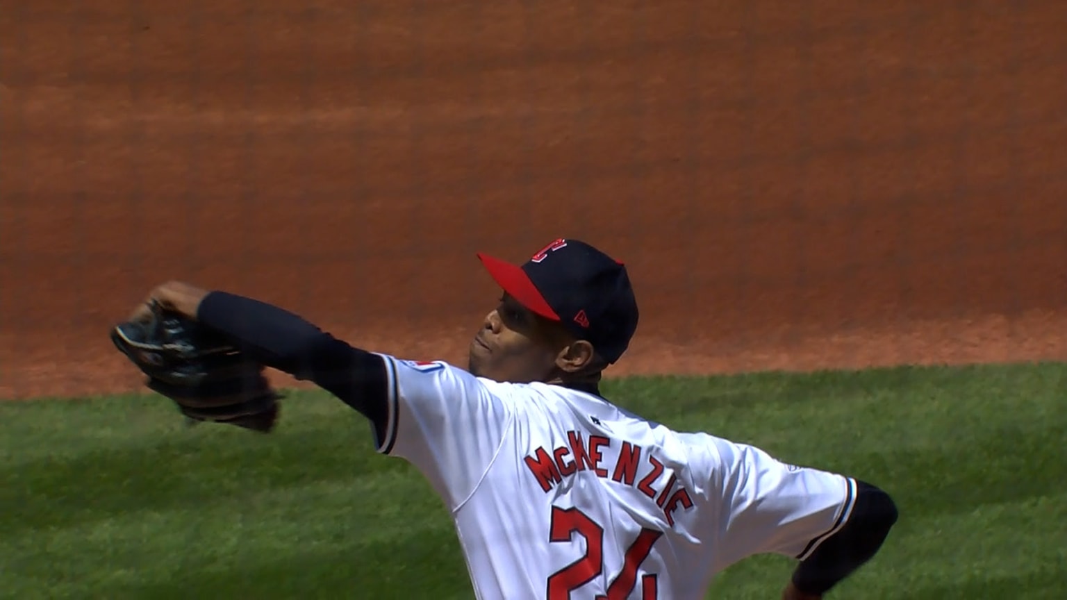 Triston McKenzie strikes out Rob Refsnyder 04/25/2024 Cleveland