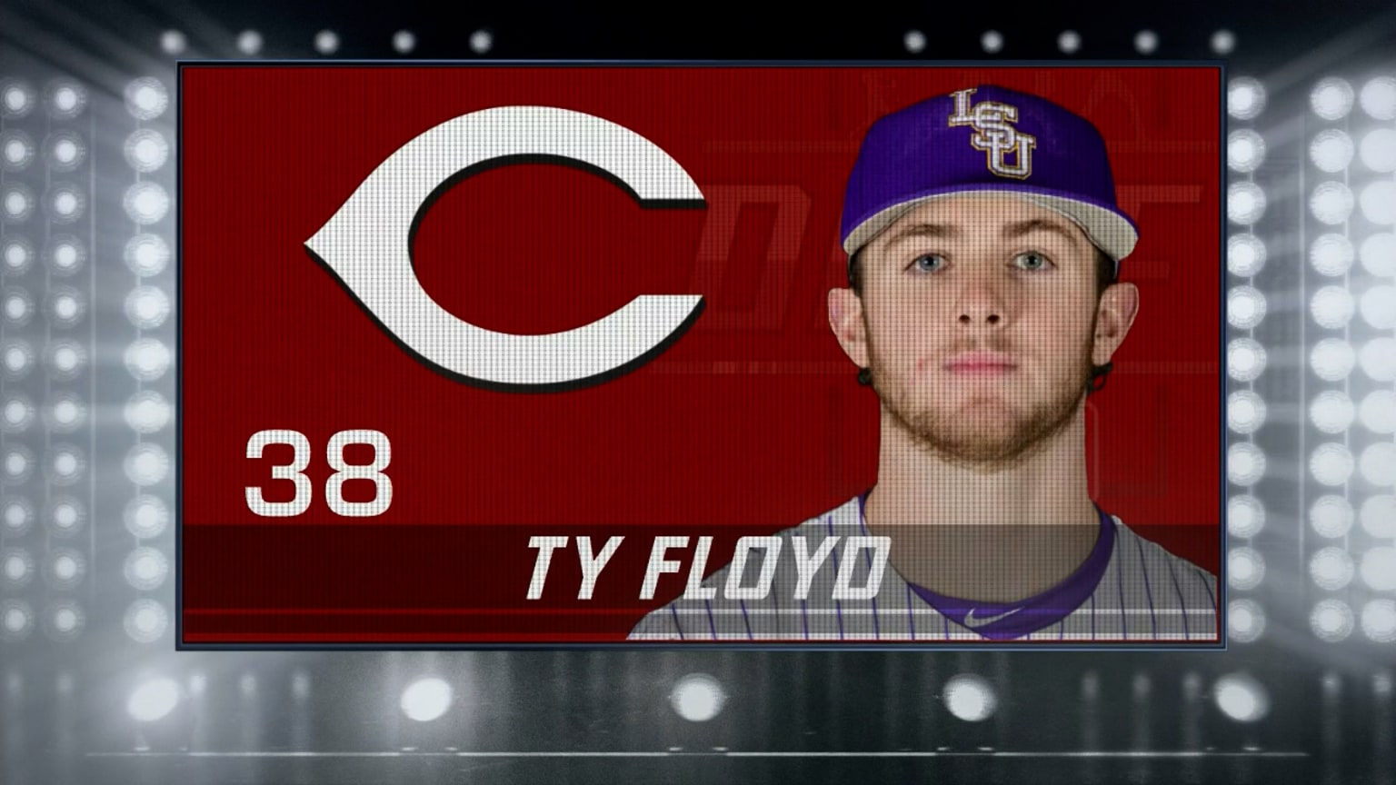 Draft 2023 Reds draft RHP Ty Floyd No. 38 07/10/2023 Cincinnati Reds