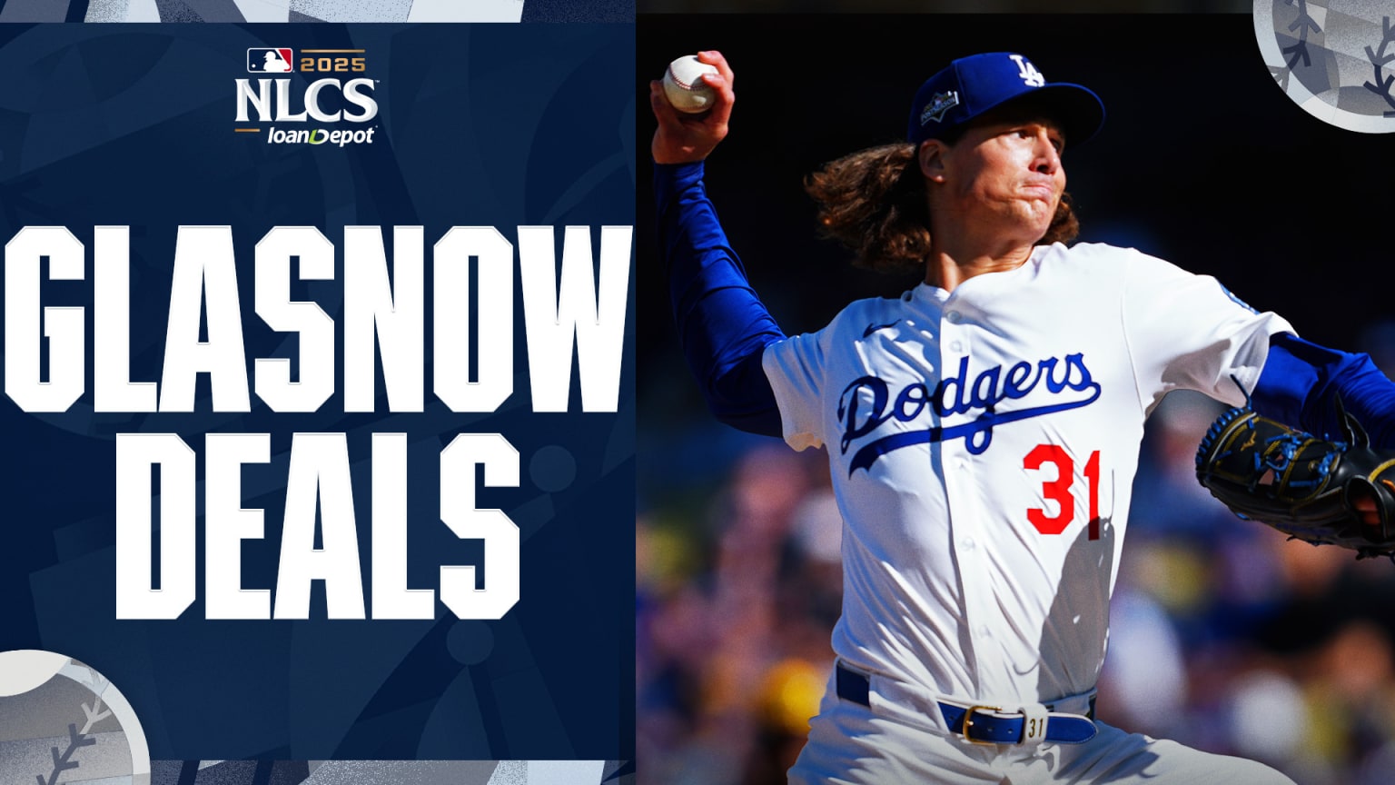 Tyler Glasnow strikes out eight in Game 3 | 10/16/2025 | Los