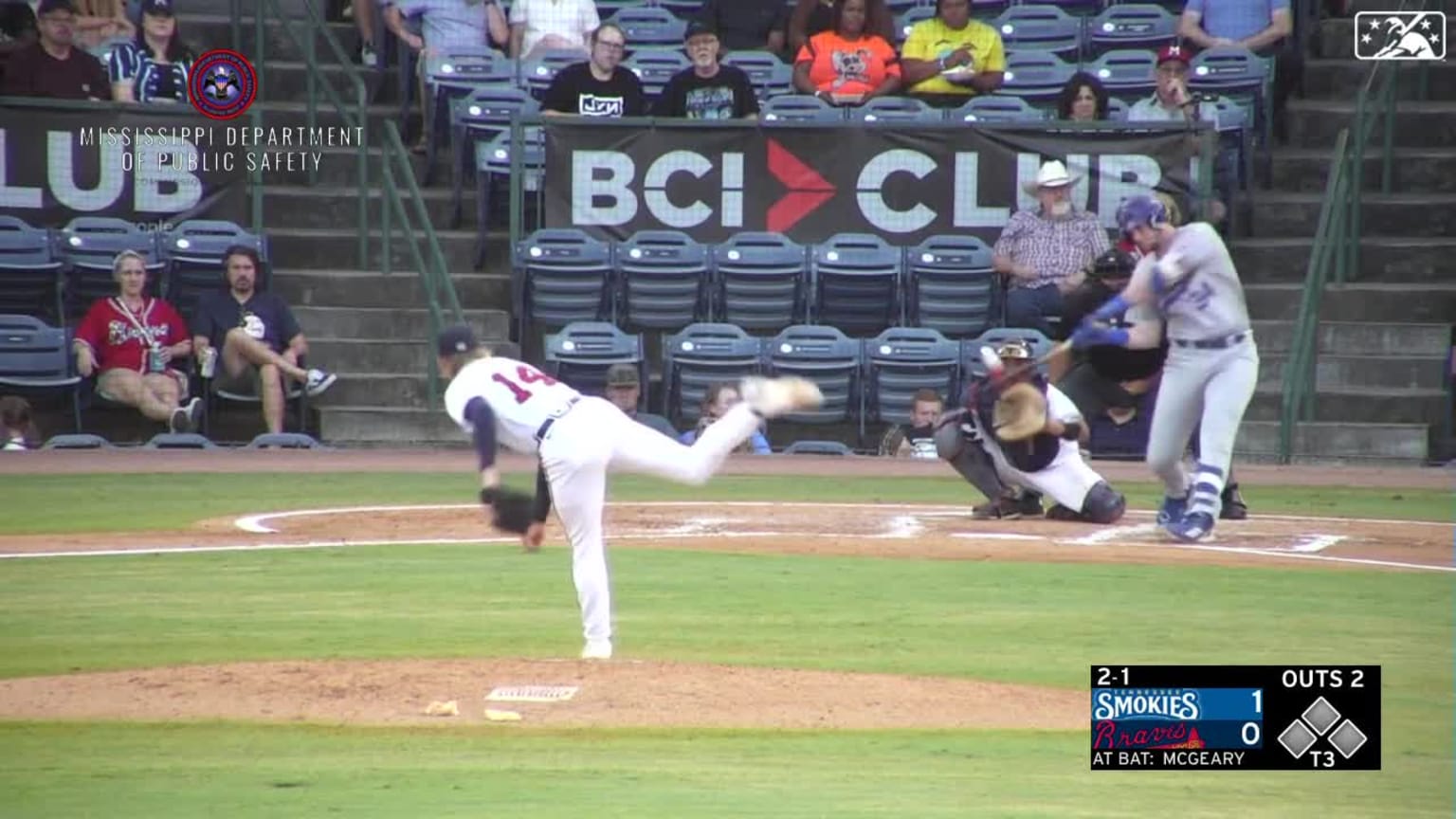 Haydn McGeary's solo home run 09/10/2023