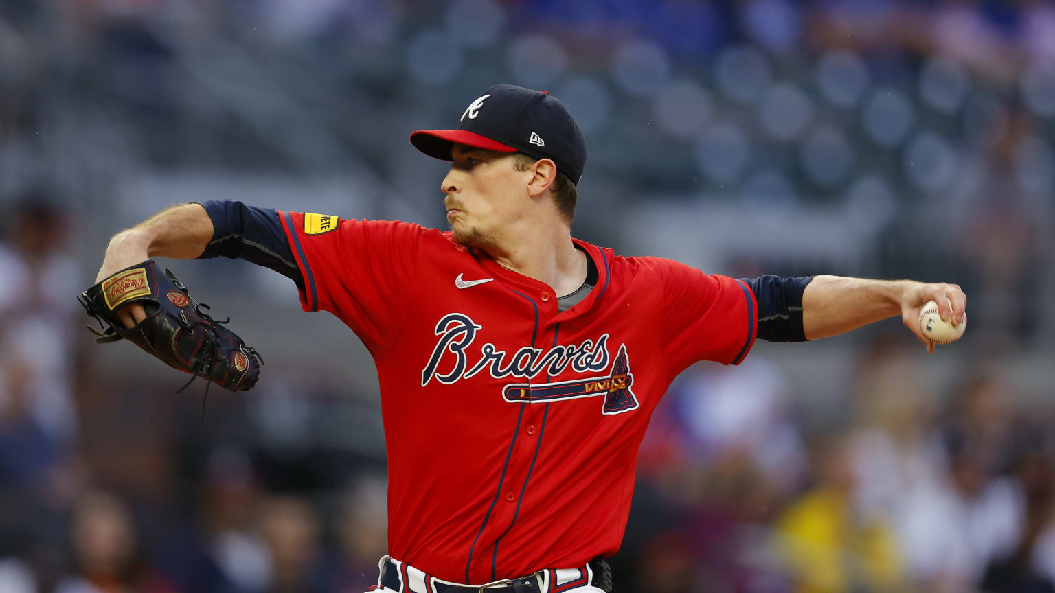 Max Fried strikes out eight over seven innings