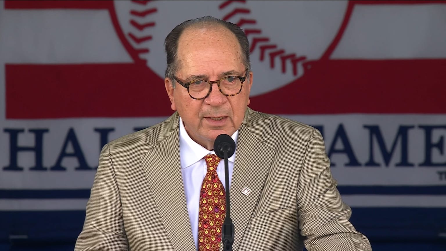 Johnny Bench delivers Hall of Fame induction speech 