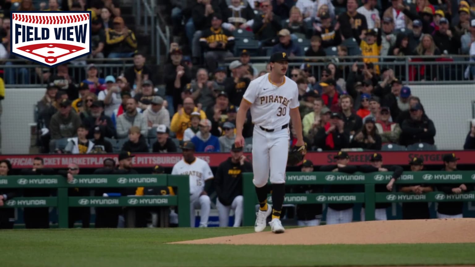 Field View Paul Skenes' second strikeout 05/11/2024 Pittsburgh Pirates