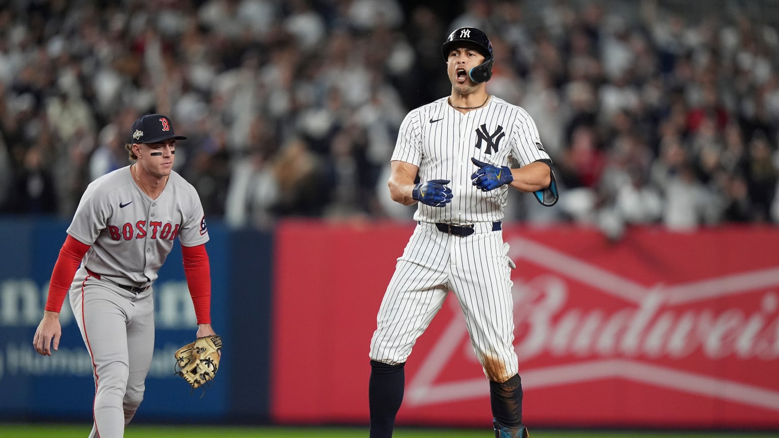 Giancarlo Stanton's 114.5 mph double | 10/02/2025 | New York Yankees