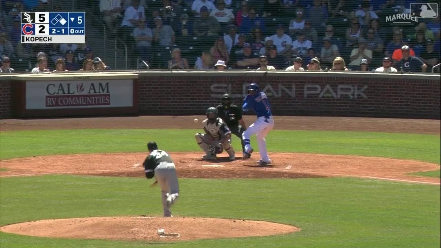 Luis Vazquez homers to center field in the 5th inning | 03/28/2023 | Chicago Cubs