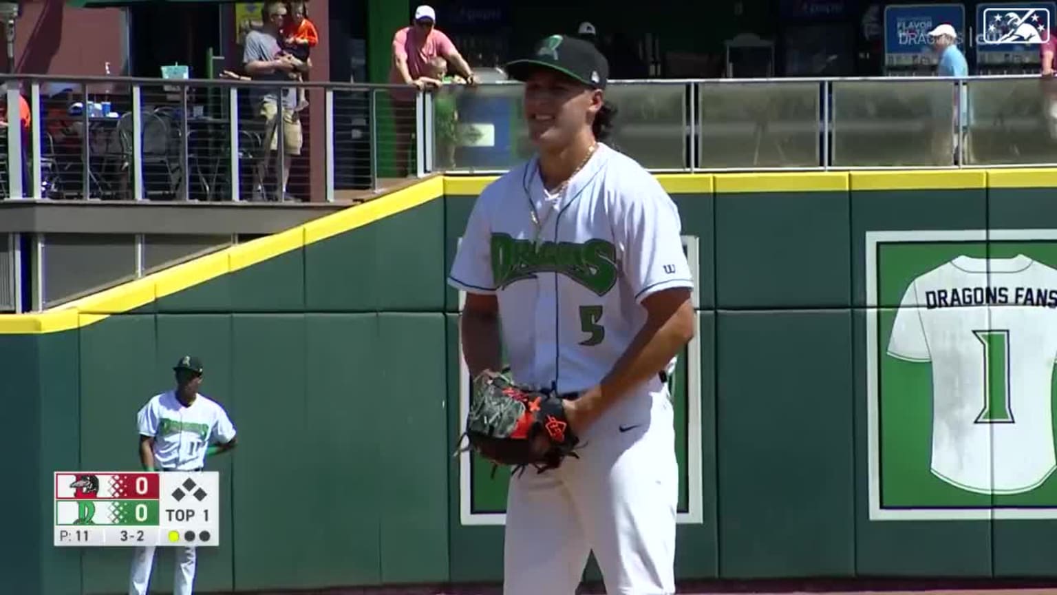 Alex Freeland lifts a solo home run to leftcenter 04/15/2023