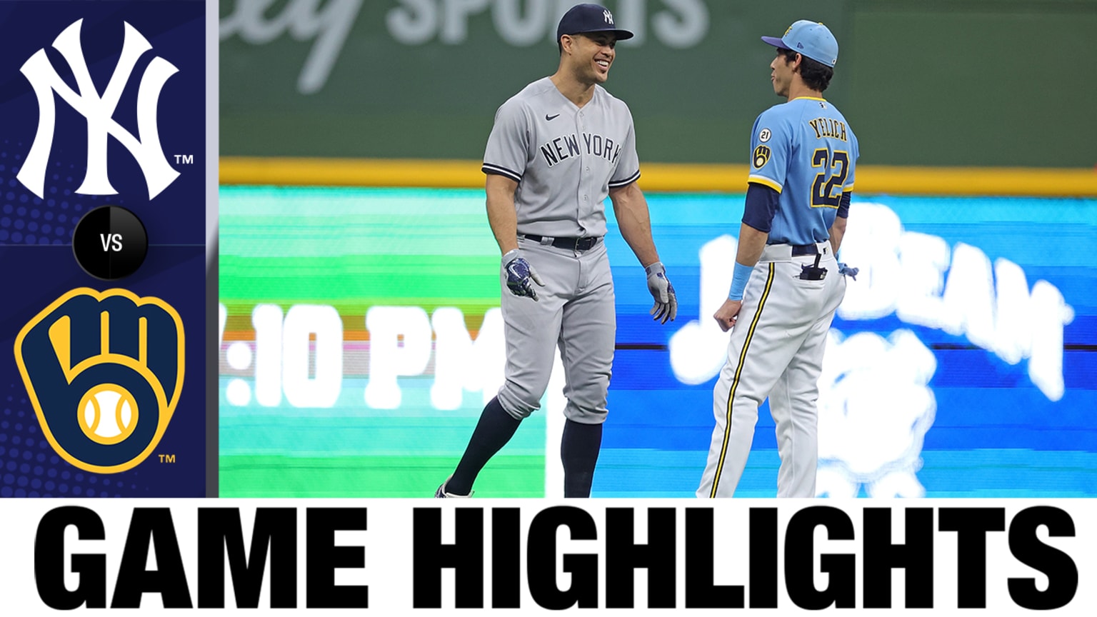 New York Yankees vs Milwaukee Brewers, Game Highlights