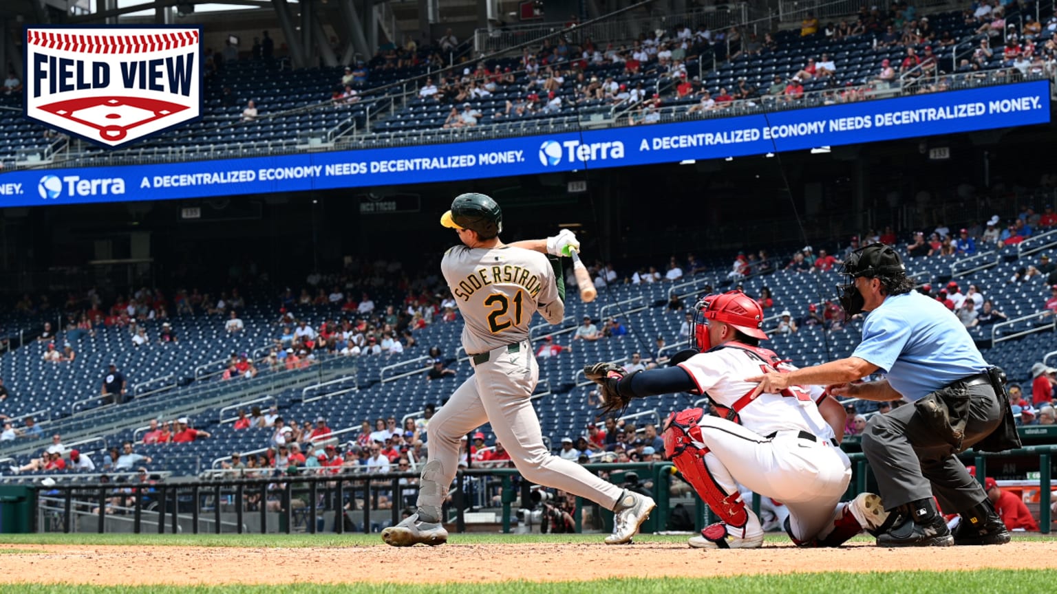 Field View: Tyler Soderstom's solo home run | 08/07/2025 | Athletics
