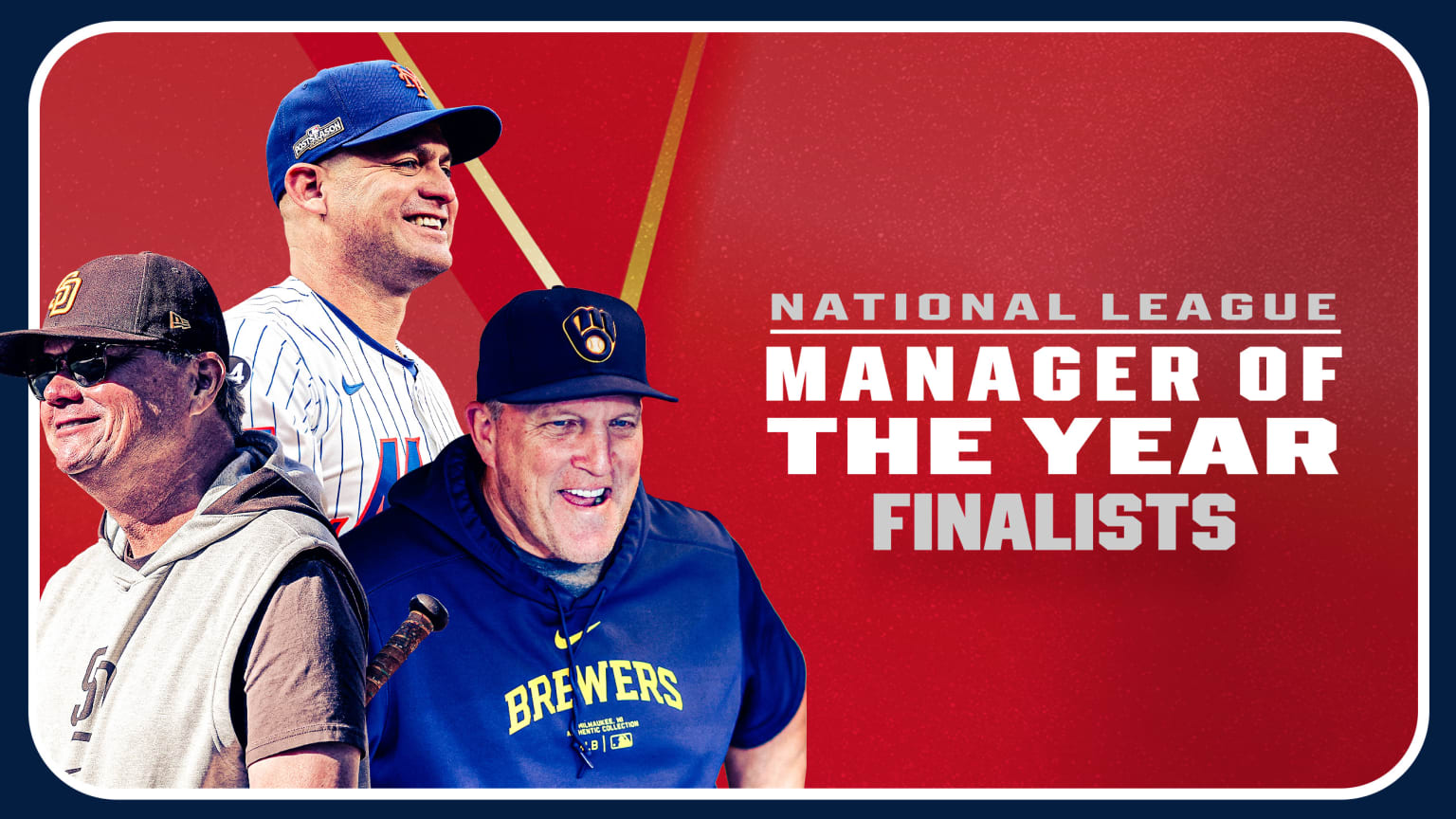 2024 NL Manager of the Year finalists 11/11/2024