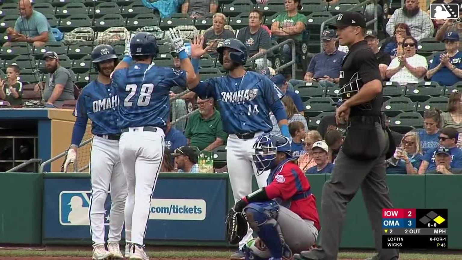 Tyler Gentry's three-run homer | 08/11/2024 | Kansas City Royals