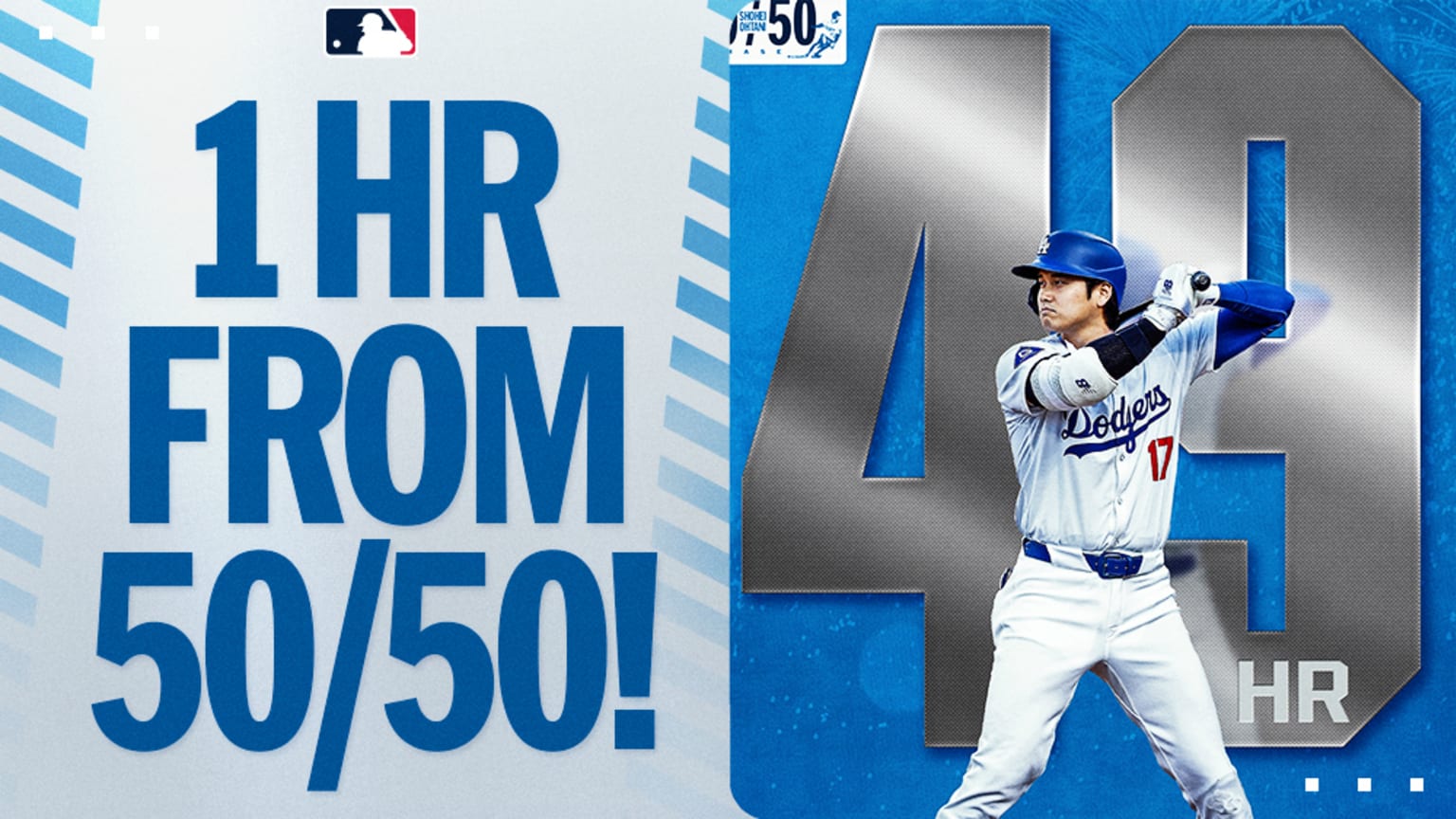 Shohei Ohtani's two-run home run (49) | 09/19/2024 | Los Angeles Dodgers
