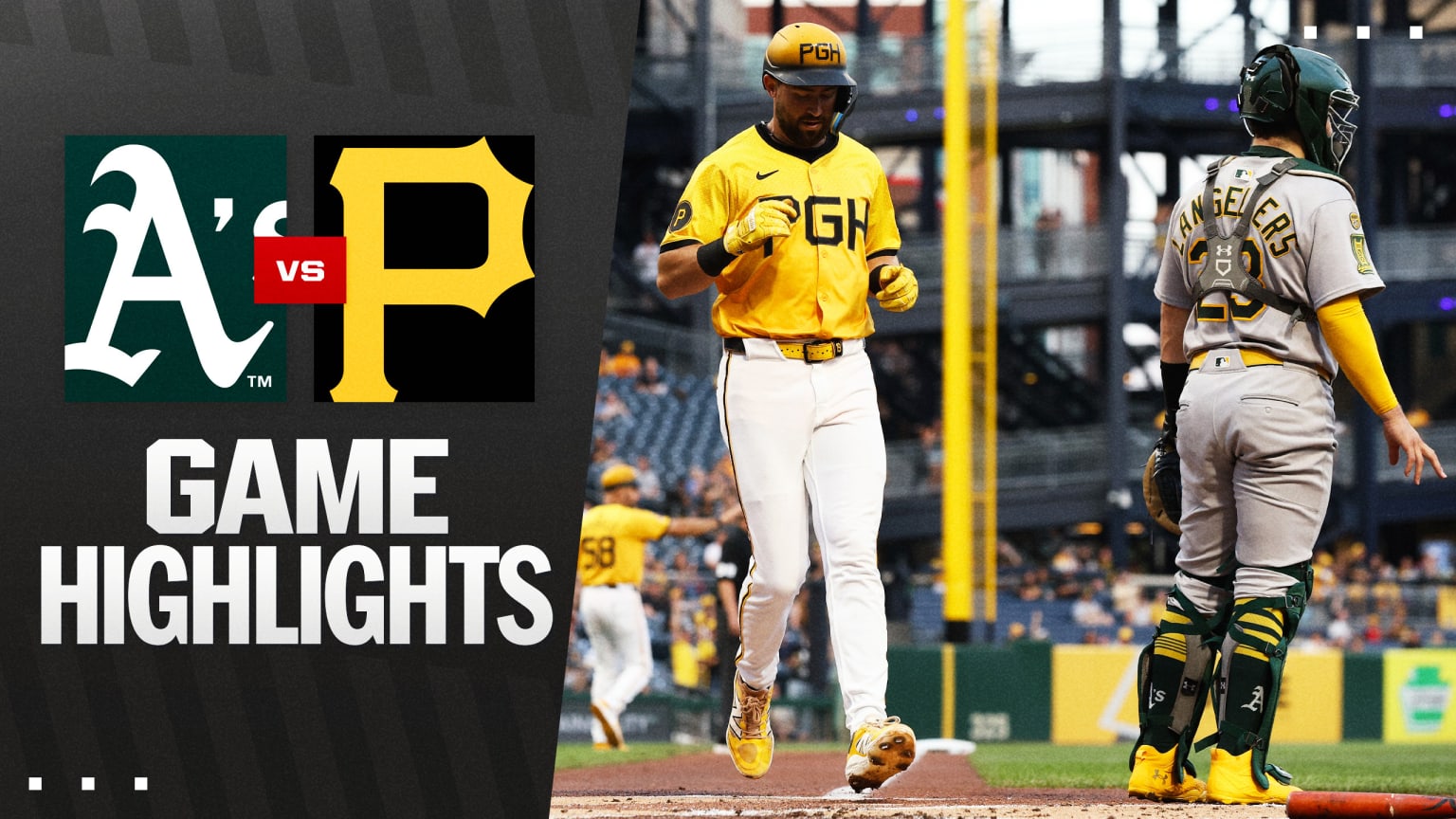 Athletics vs. Pirates Highlights | 09/19/2025 | Pittsburgh Pirates