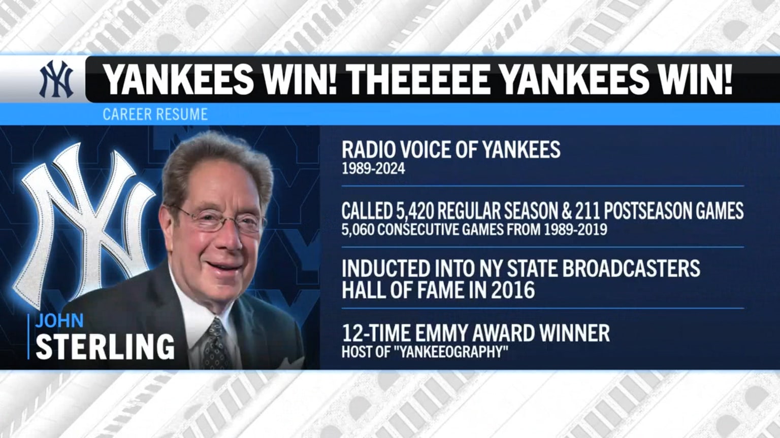 Michael Kay reflects on John Sterling’s career | 04/15/2024 | MLB.com