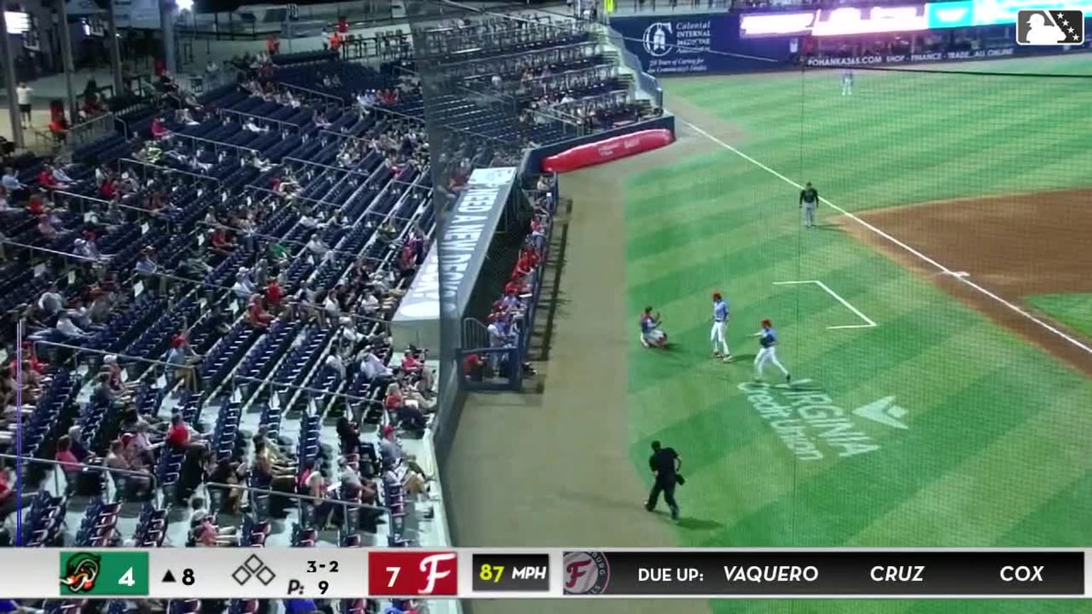 Caleb Farmer makes a sliding grab | 05/03/2024 | MLB.com