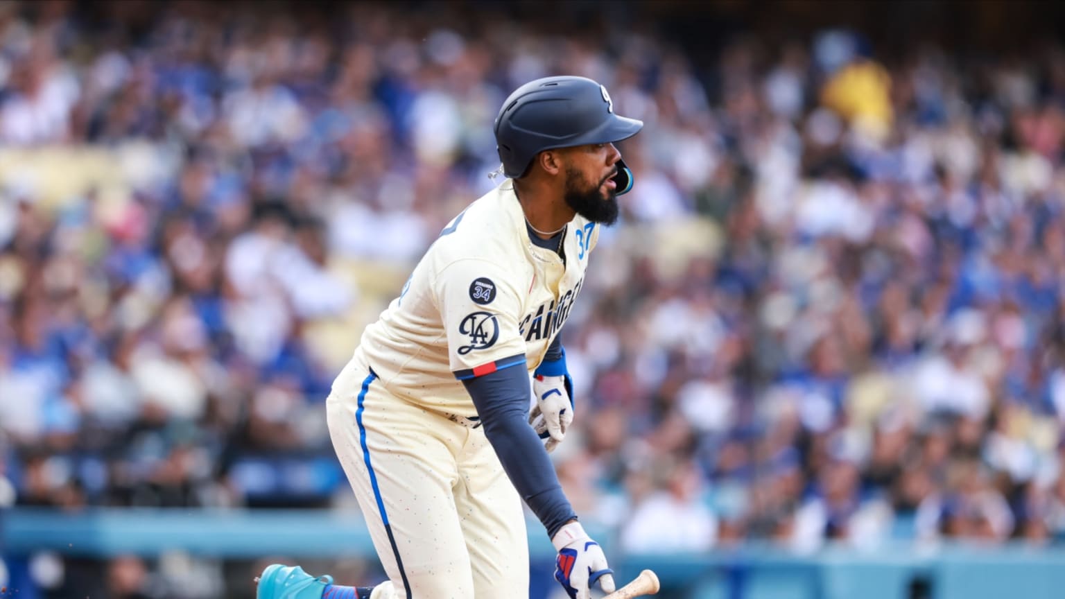 Teoscar Hernández's RBI double | 04/26/2025 | Los Angeles Dodgers