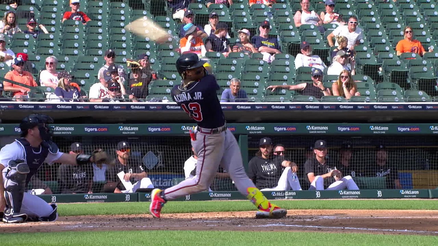 Ronald Acuña Jr. clubs a solo home run to center | 06/14/2023 | Atlanta ...