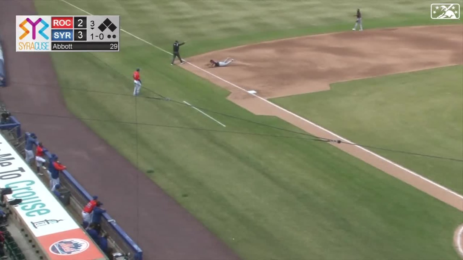 Jack Dunn makes an impressive diving play at third 04/05/2023 MLB com