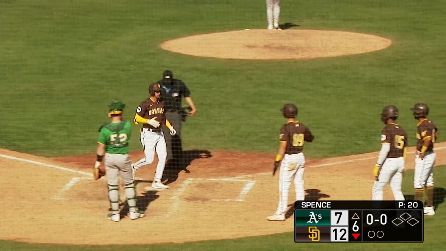 Tyler Wade hits a grand slam to right-center field | 03/13/2024 | San ...