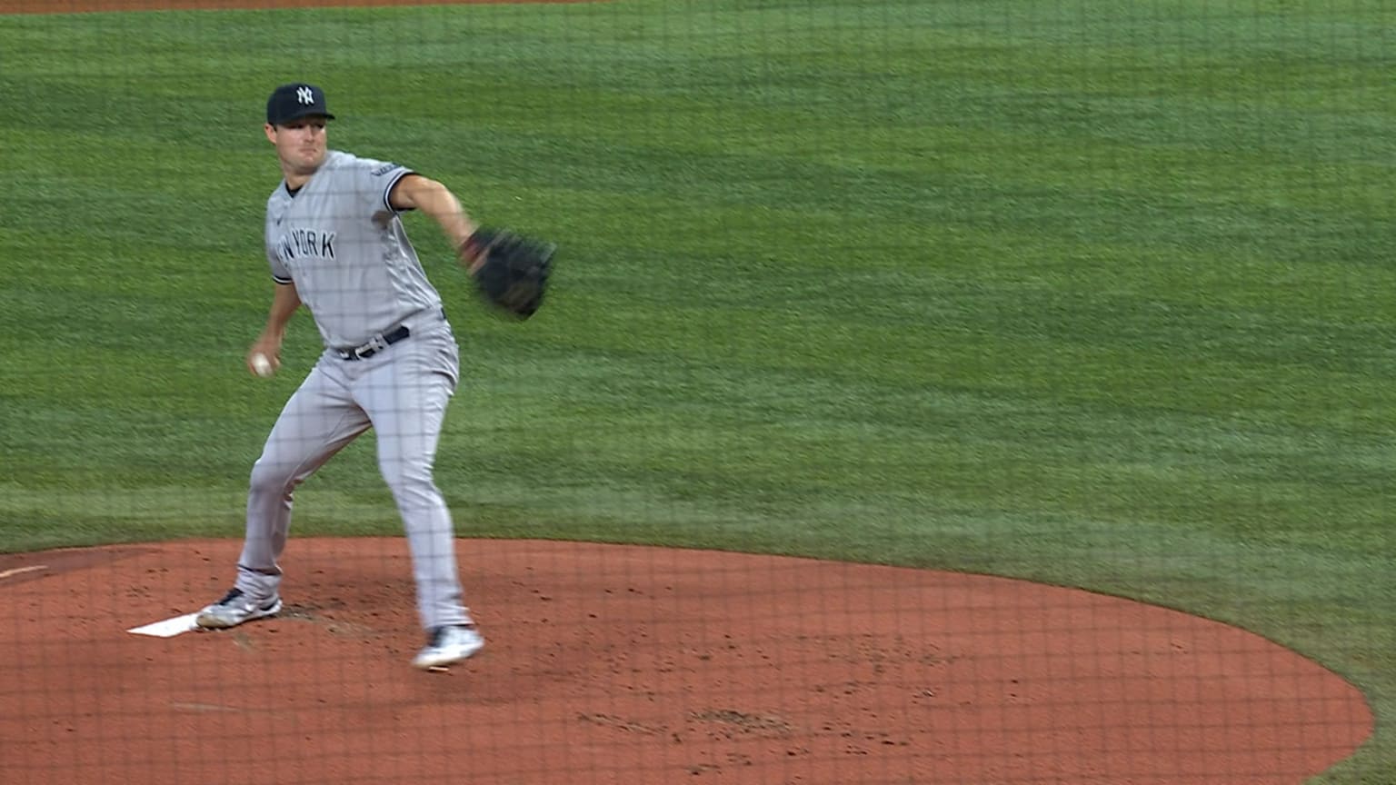 Cole strikes out Chisholm Jr. 08/13/2023 New York Yankees