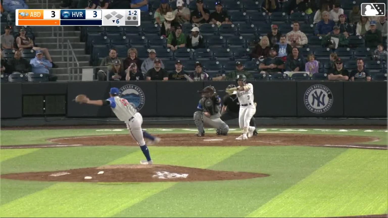 Jared Serna's 10th homer of the year 06/01/2024 New York Yankees