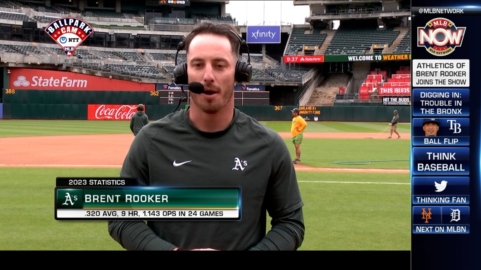 MLB Now with Rooker on barrel rate, early success 05/04/2023 Athletics