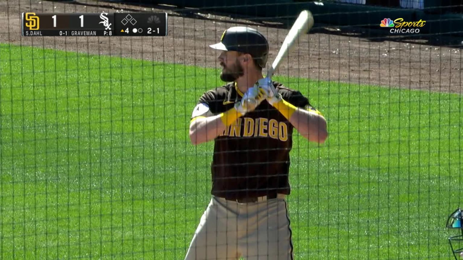 David Dahl's triple 02/25/2023 San Diego Padres