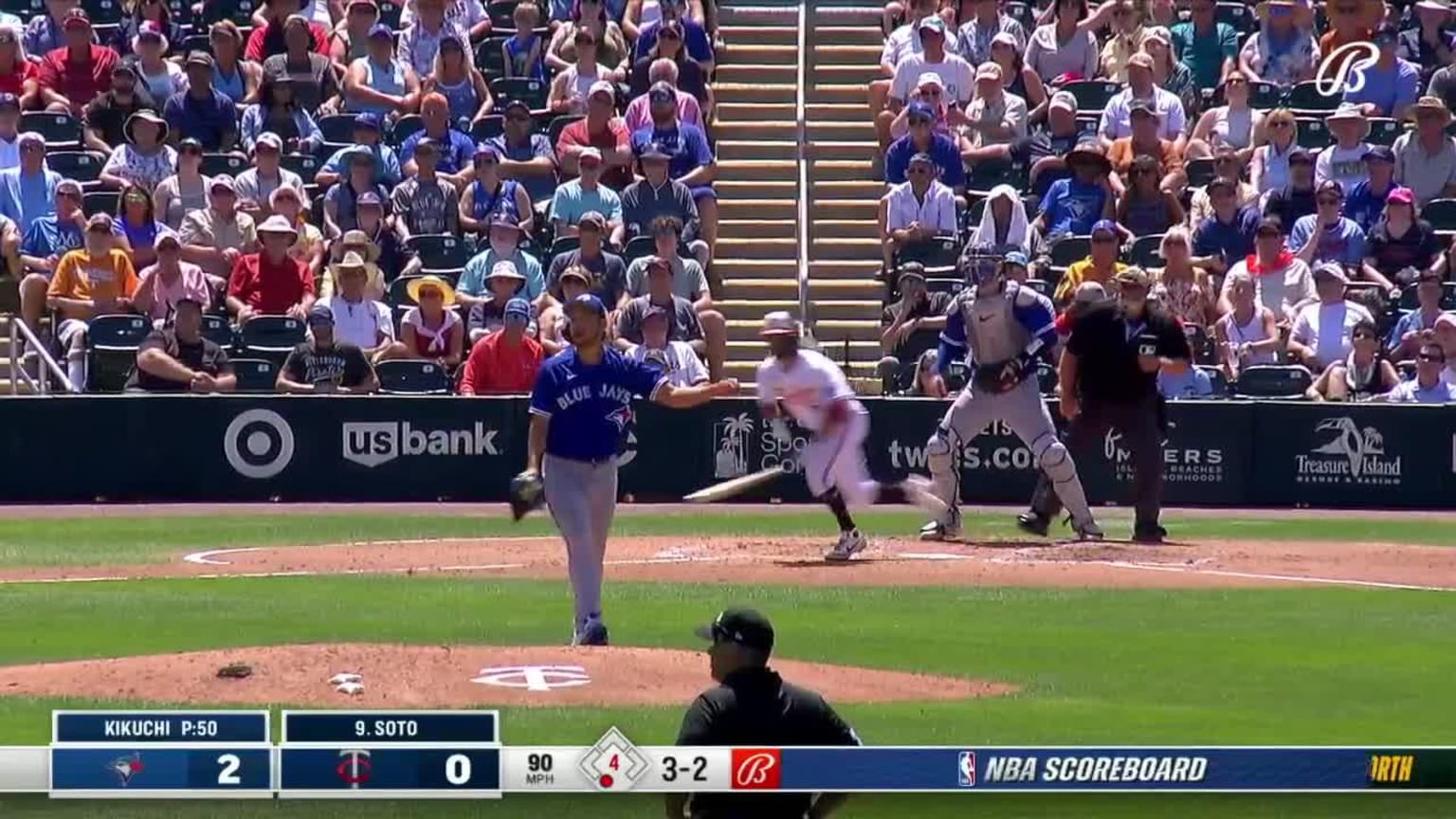 Elliot Soto triples to right field | 03/23/2023 | Minnesota Twins