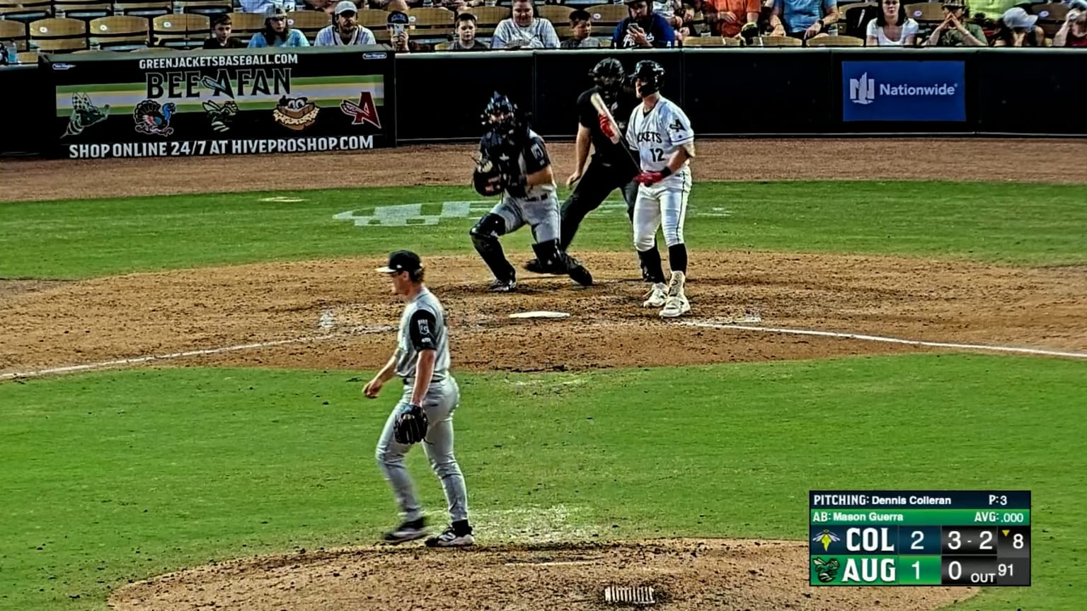 Dennis Colleran's first professional strikeout | 04/05/2025 | Kansas ...