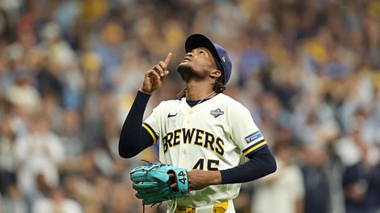 Brewers bullpen tosses six scoreless frames in Game 2 | 10/24/2026 ...