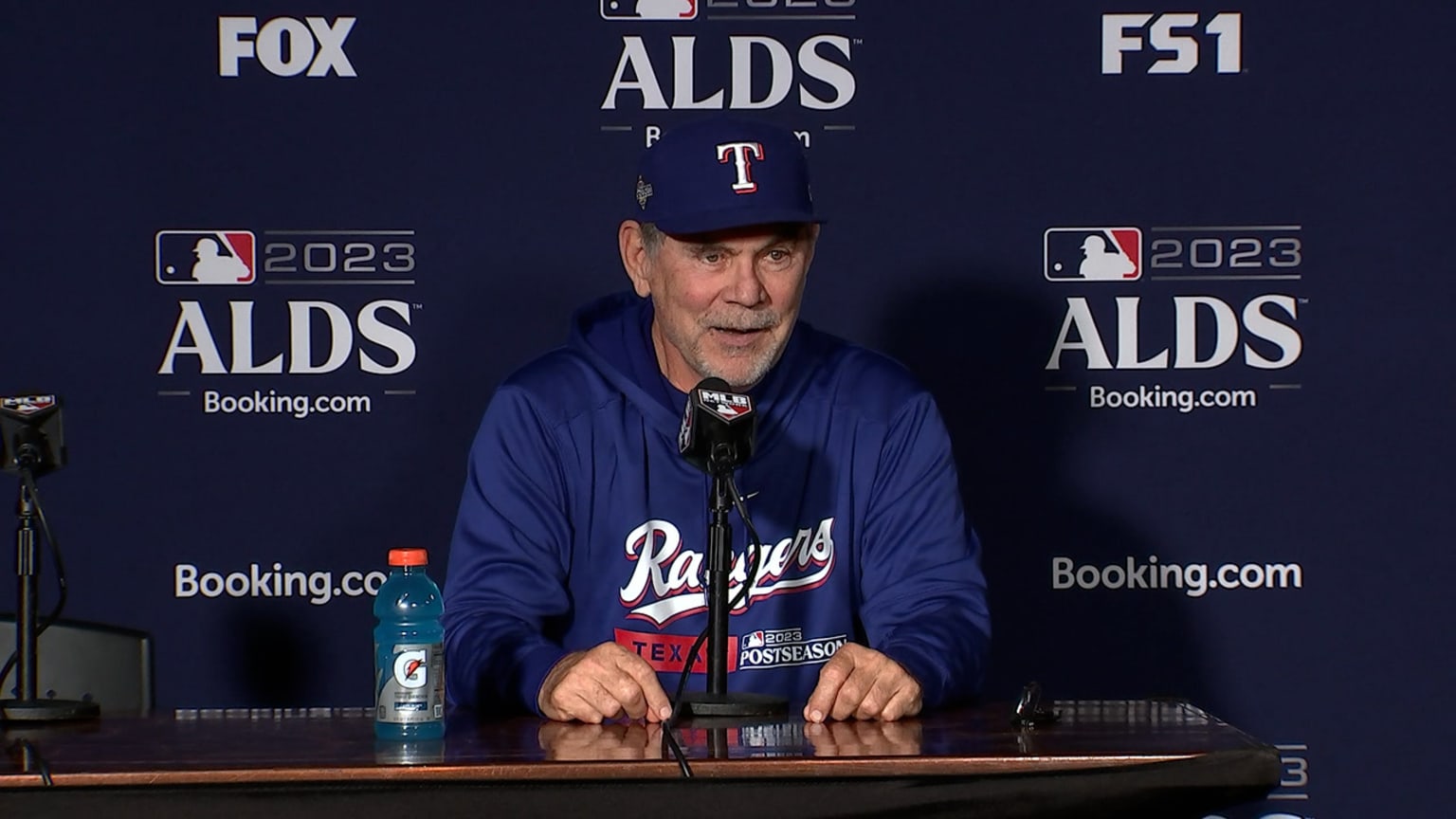 Rangers Press Conference 10/08/2023 Texas Rangers