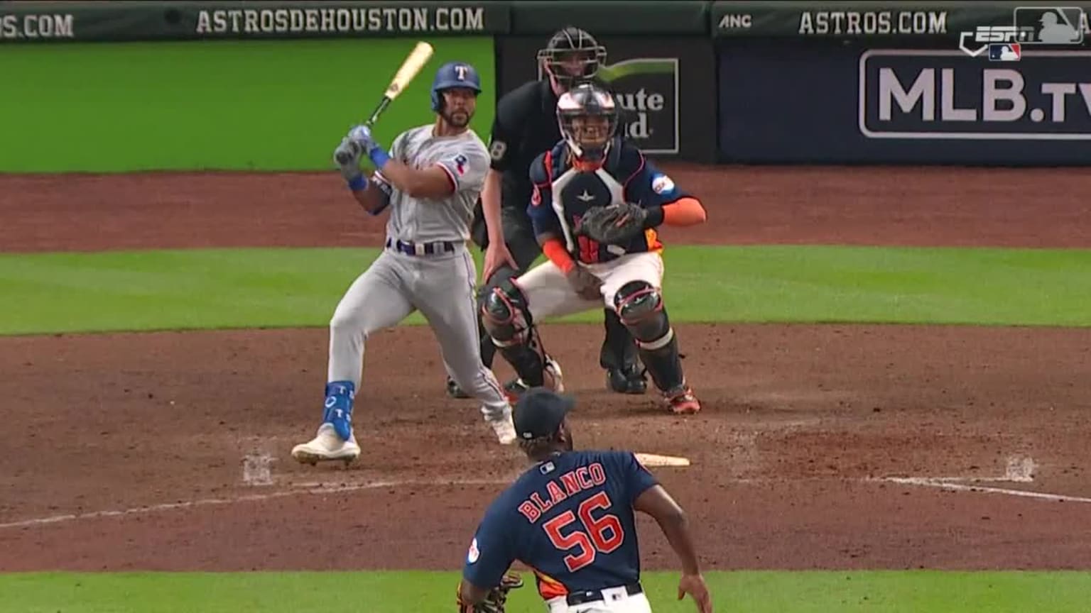 Leody Taveras drills a tworun double to left field 04/16/2023