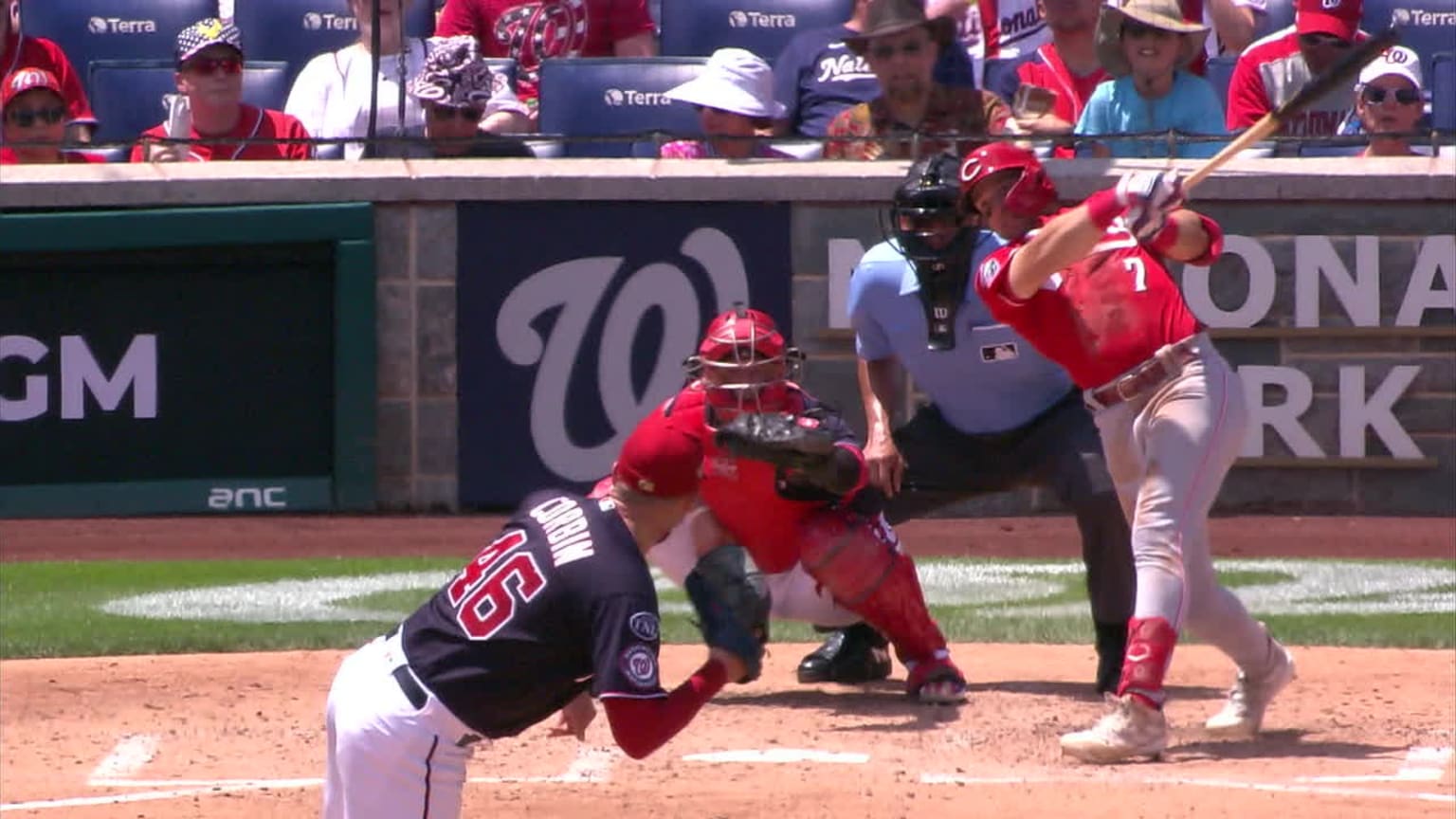 Spencer Steer hits the Reds' 10th hit of the game | 07/04/2023 ...